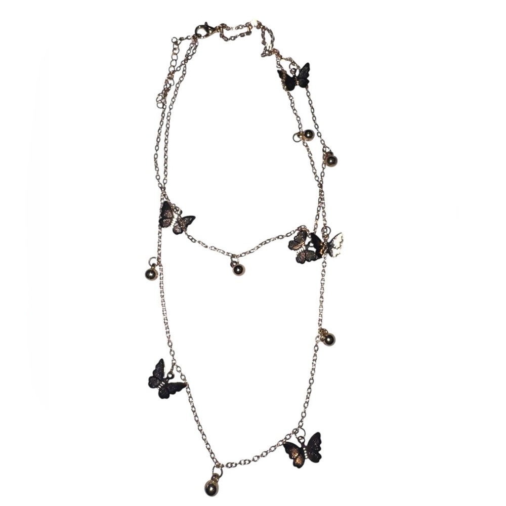 Butterfly Charm Necklace in Gold - Picture 1 of 1